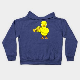 Trumpet Chick Kids Hoodie